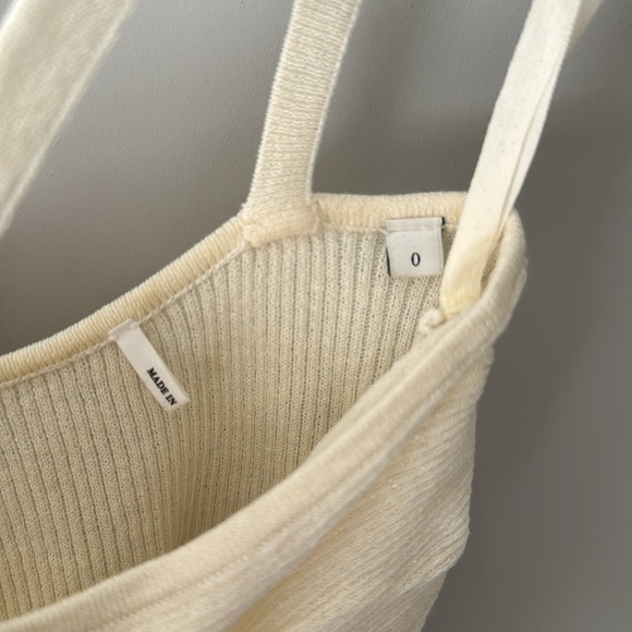 Sandro Calypso Knit Ruched Crop Top size 0 - Picture 5 of 6